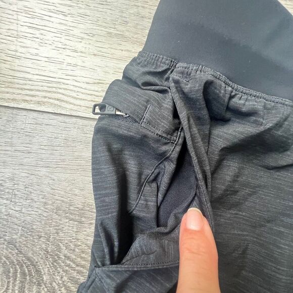 Lululemon Mens Active Performance Stretchy Shorts Zipper Pockets Training Gym - Picture 13 of 13